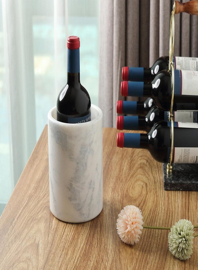 BCS Marble Wine Bottle Chiller - Versatile Wine Chillers for Bottles - Applicable to Kitchen Utensil Holder/Makeup Brush Holder/Pen Holder for desk That Also Serves as Lamp Shade - Image 4